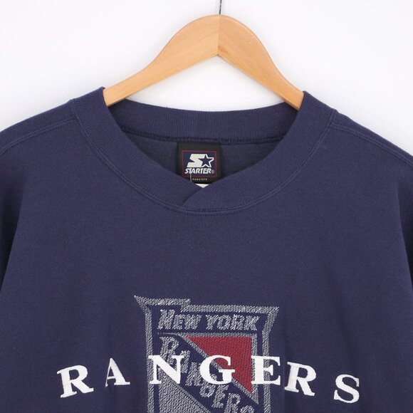 NWT VINTAGE STARTER New York Rangers Embroidered Logo Sweatshirt Size XXL - Picture 3 of 9